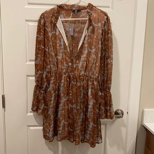 Missguided Plunge Skater Dress